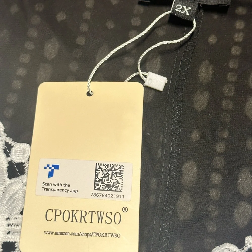 379. NEW CPOKRTWSO Women’s Crochet Chiffon Tassel Swimsuit Beach Bikini Cover Up - Picture 5 of 6